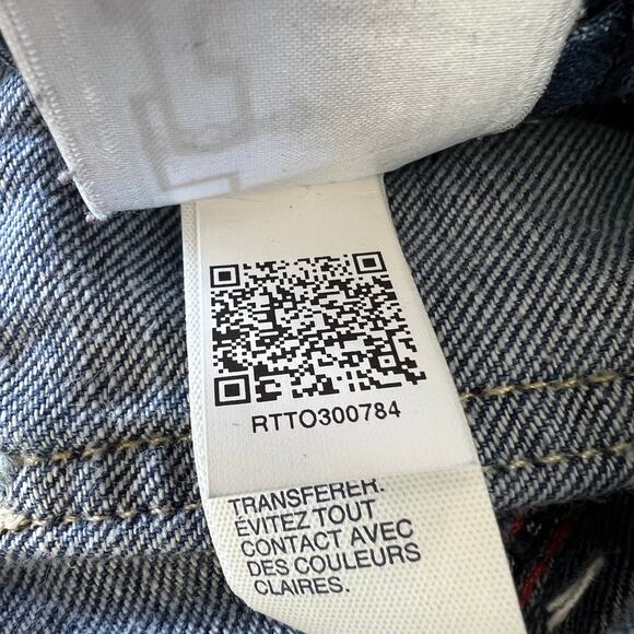 Tommy Hilfiger Jeans Overalls Women's Bibs Carpenter Denim Y2K Logo Strap Size 6 - Picture 15 of 16